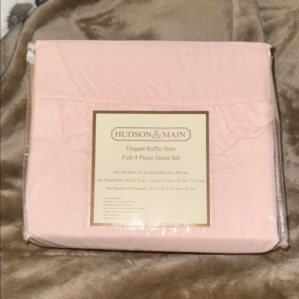 Pink Full Sheet Set